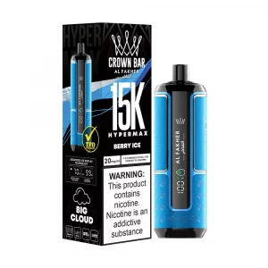 al akher hypermax 15000 puffs disposable vape shisha
